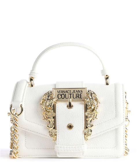 versace tas wit|Versace black label purses.